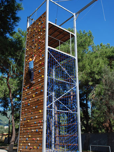 Monkey Park Adventure Activities Climbing Wall 1