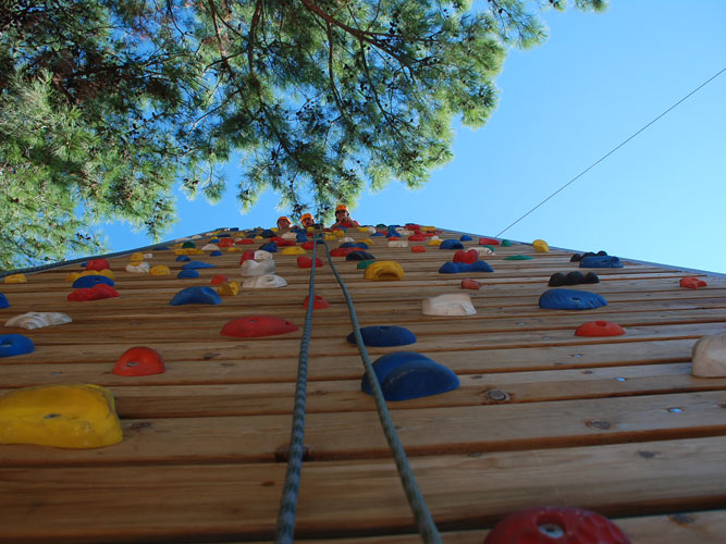 Monkey Park Adventure Activities Climbing Wall 2