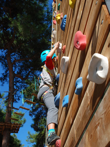 Monkey Park Adventure Activities Climbing Wall 4